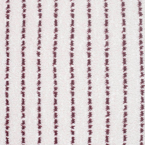 Dark Purple Vertical-Stripe Chunky Knit, Viscose-Poly