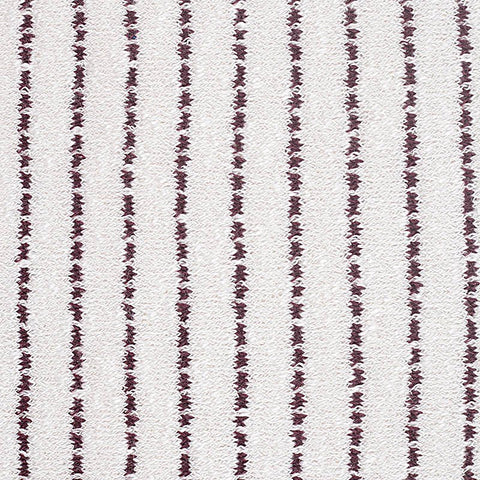 Dark Purple Vertical-Stripe Chunky Knit, Viscose-Poly