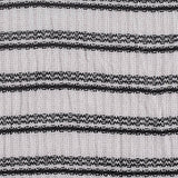 Light Grey Horizontal-Stripe Rib Knit, Poly-Viscose — texture