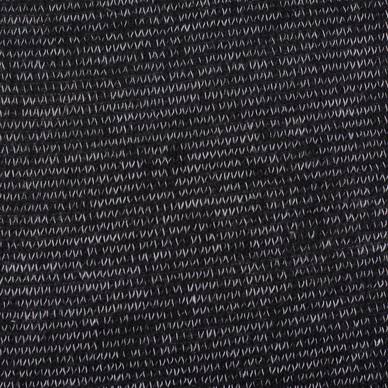 Viscose Polyester Stretch Chunky Knit Fabric, 153 gsm, 154 cm — Black