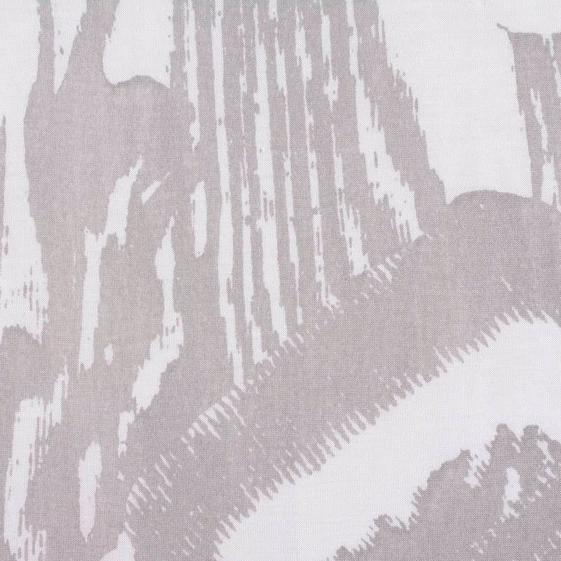 Grey Brushstrokes Jersey Knit, Viscose-Tencel Lyocell
