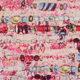 Pink Abstract Knit, Polyester