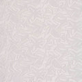 White Tone-on-Tone Leaf Jacquard, Poly-Cotton