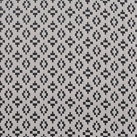 Dark Grey Geometric-Diamond Jacquard, Poly-Cotton