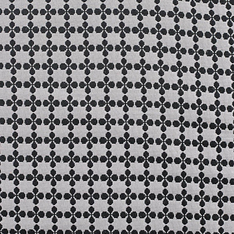 Floral 100% Polyester Woven Fabric, 305 gsm, 143 cm — Grey