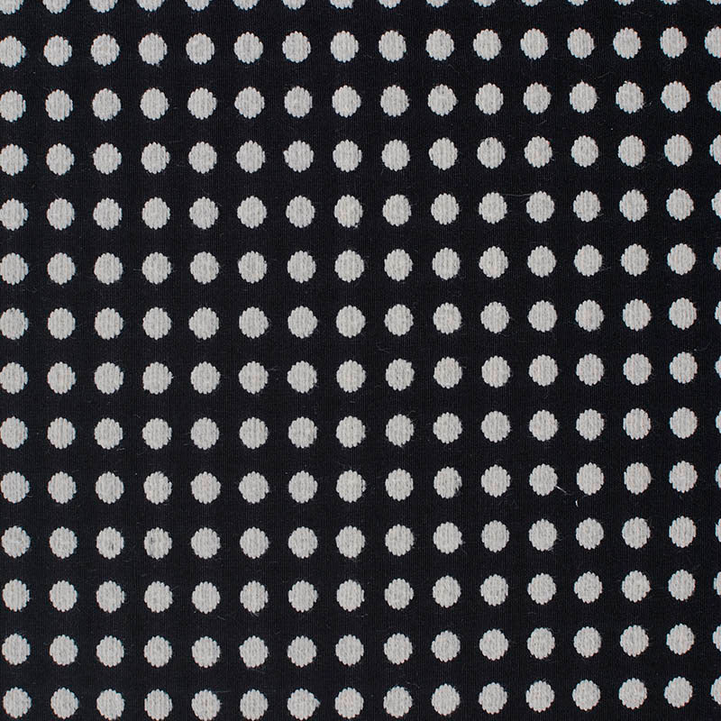 White Dots Jacquard, Poly-Cotton, 201 gsm