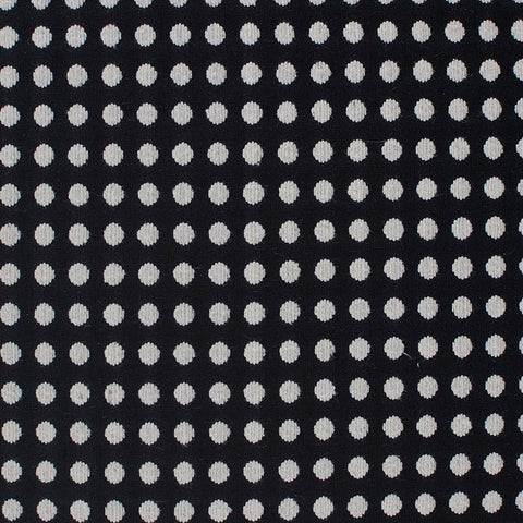 White Dots Jacquard, Poly-Cotton, 201 gsm