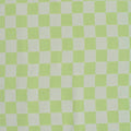 Light Green Check Jacquard, Polyester, 134 gsm