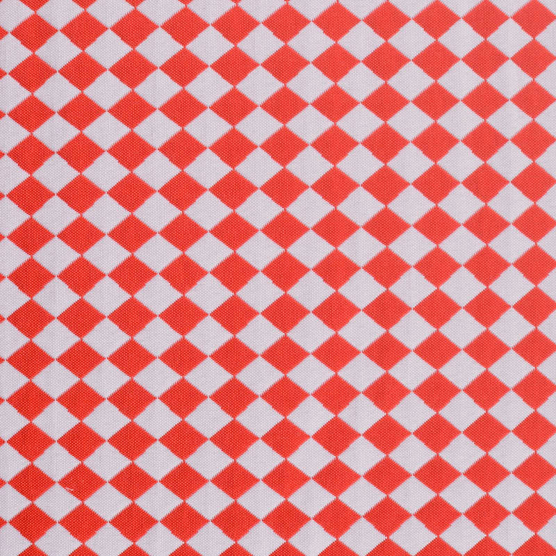 Red Diamond Jacquard, Polyester, 302 gsm