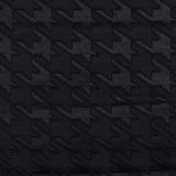 Black Houndstooth Jacquard, Polyester
