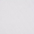 White Geometric Jacquard, Poly-Cotton, 175 gsm