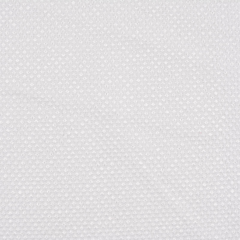 White Geometric Jacquard, Cotton-Poly, 193 gsm