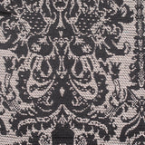 Floral Polyester Cotton Woven Fabric, 260 gsm, 148 cm — Grey