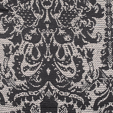 Floral Polyester Cotton Woven Fabric, 260 gsm, 148 cm — Grey