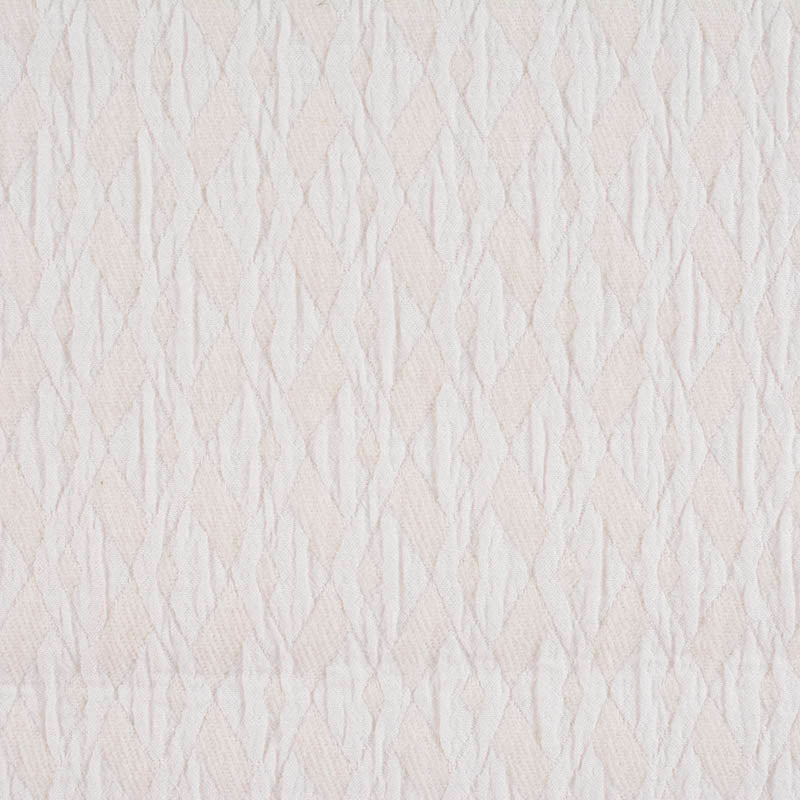 Off-White Diamond Jacquard, Poly-Acrylic