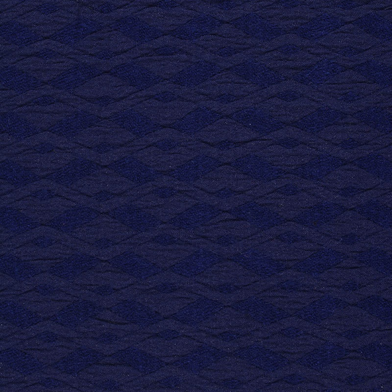 Dark Blue Tone-on-Tone Jacquard, Poly-Acrylic