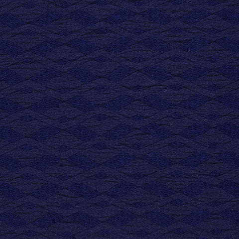 Dark Blue Tone-on-Tone Jacquard, Poly-Acrylic