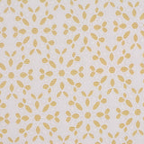 White Floral Jacquard, Poly-Cotton