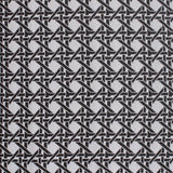 Black Geometric Jacquard, Polyester