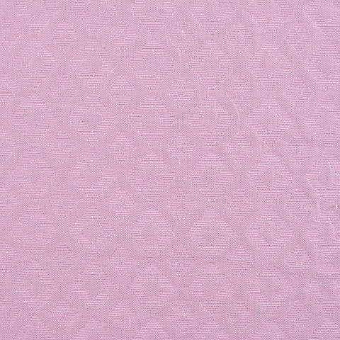 Pink Geometric-Diamond Jacquard, Viscose-Poly