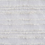 White Horizontal-Stripe Jacquard, Acrylic-Nylon