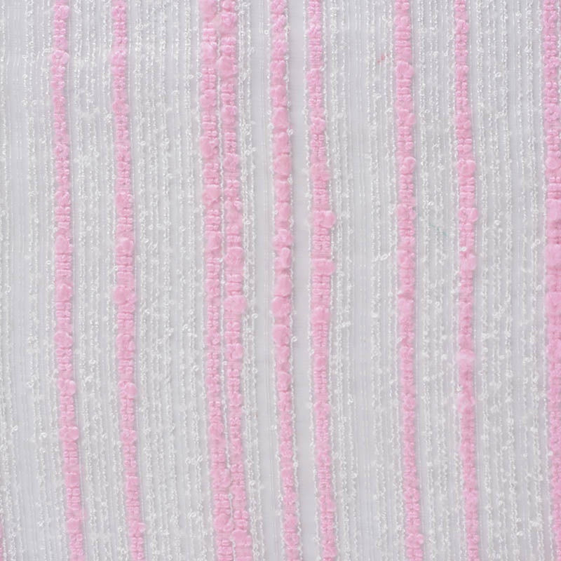 Pink Vertical-Stripe Jacquard, Acrylic-Nylon