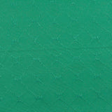 Green Tone-on-Tone Diamond Jacquard, Poly-Cotton