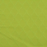 Lime Wavy-Diamond Jacquard, Poly-Cotton