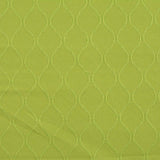 Lime Wavy-Diamond Jacquard, Poly-Cotton — texture
