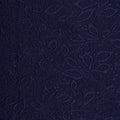 Navy Floral Jacquard, Poly-Cotton