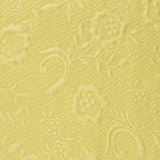 Yellow Tone-on-Tone Floral Jacquard, Poly-Cotton