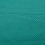 Teal Tone-on-Tone Jacquard, Cotton-Poly