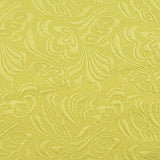 Yellow Tone-on-Tone Floral Jacquard, Cotton-Poly — texture