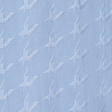 Light Blue Tone-on-Tone Jacquard, Cotton-Poly