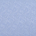 Light Blue Leaf Jacquard, Poly-Cotton
