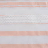 Peach Horizontal-Stripe Jacquard, Cotton-Nylon — texture