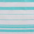 Teal Horizontal-Stripe Jacquard, Cotton-Nylon