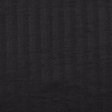 Black Tone-on-Tone Herringbone Jacquard, Viscose-Linen