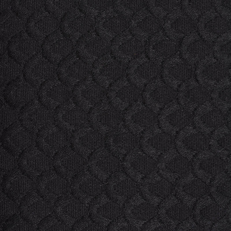 Black Wave Jacquard, Cotton-Poly