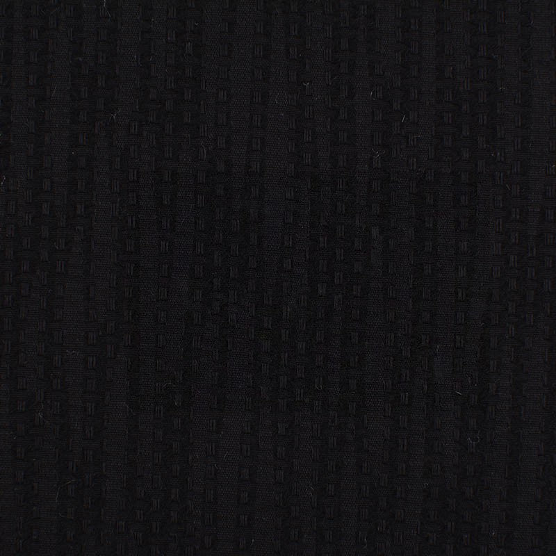 Black Geometric Jacquard, Cotton, 171 gsm