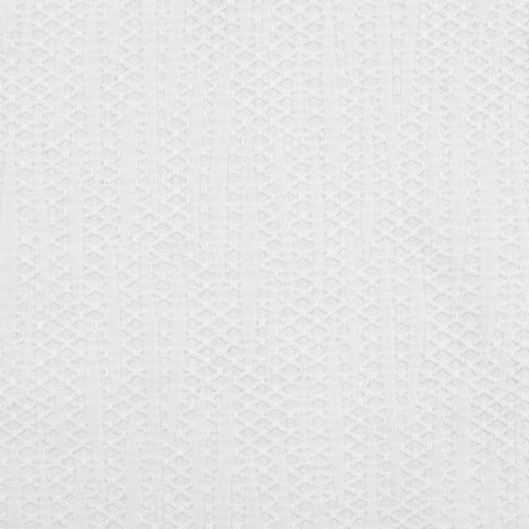 White Tone-on-Tone Jacquard, Cotton