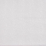 White Tone-on-Tone Floral Jacquard, Cotton-Poly