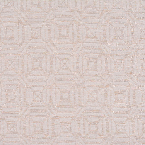 White Squares Jacquard, Poly-Cotton