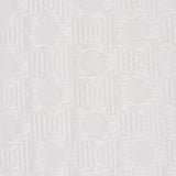 White Tone-on-Tone Jacquard, Poly-Cotton
