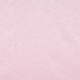 Pink Tone-on-Tone Floral Jacquard, Poly-Cotton