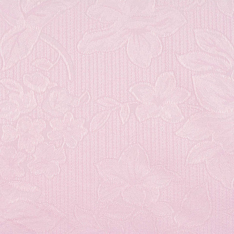 Pink Tone-on-Tone Floral Jacquard, Poly-Cotton