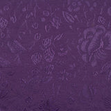 Purple Floral Jacquard, Poly-Cotton