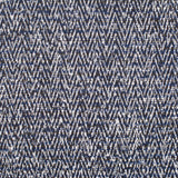 Navy Chevron Jacquard, Acrylic-Poly