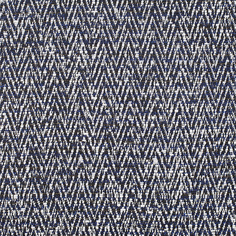Navy Chevron Jacquard, Acrylic-Poly