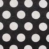 White Polka-Dot Jacquard, Cotton-Poly — texture